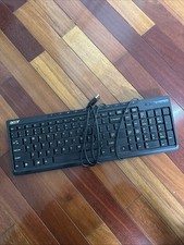 ACER SK-9621 USB Wired Keyboard Black EUC Missing left arrow keycap picture