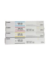Genuine Canon GPR-56 Toner Cartridges Cyan, Magenta, Yellow, and Black picture