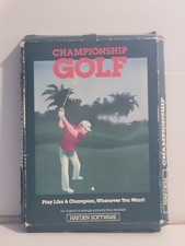 Championship Golf by Hayden Software for Commodore READ UNTESTED picture