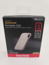 SanDisk Extreme Portable 1tb SSD - Up to 1050MB/s, USB-C, USB 3.2-Grey New  picture