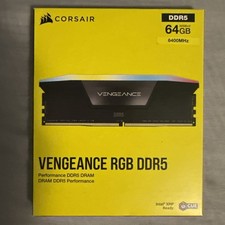Corsair Vengeance RGB DDR5 64GB (2x32GB) 6400MHz DIMM Intel XMP Ready picture