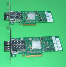 (LOT OF 2) Brocade 825 8GB Dual Port PCI-E Host Bust Adapter Card Dell 7T5GY picture
