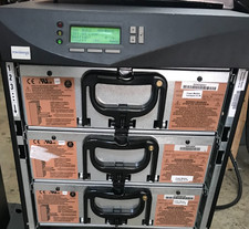 Eaton 9170+ 9kVA Single Phase UPS (6 High) with EMPTY 12 Slot EBM Cabinet USED picture
