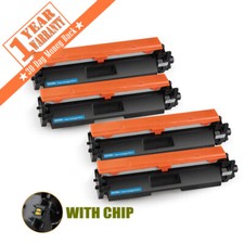 4pk CF217A BK Toner Cartridge Compatible HP LaserJet M102 M130fn M130fw M130nw picture