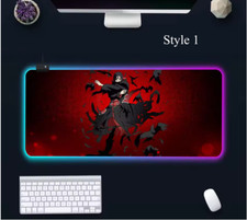 Anime Naruto RGB Gaming Mouse Pad LED Desk Mat - Multiple Sizes - PC Setup picture