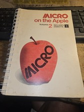 VINTAGE MICRO ON THE APPLE VOLUME 2 BOOK NO DISKETTE picture