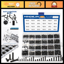720pcs Laptop Screws Kit - Carbon Steel Flat Head Phillips Assortment, M1.4-M3 S picture