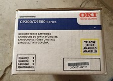 Genuine OKI 41963601 Yellow Toner - NEW SEALED picture