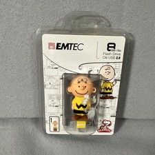 EMTEC Peanuts Charlie Brown Collectible USB 2.0 Flash Drive, 8GB - New picture