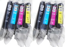 2 Sets (8 total) Genuine SEALED BAG Epson 288XL and 288 Ink Cartridges OPEN BOX picture
