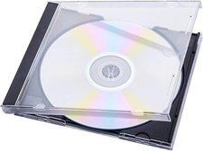 10.4 mm Standard Single Clear CD Jewel Case with Assembled Black Tray Packs picture