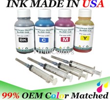 4x30ml Premium Universal Bulk Ink Refill Kit for HP Printer Cartridges picture