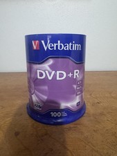 VERBATIM DVD+R 4.7gb/16x/120 Min/ 100 Pack/#95098 picture