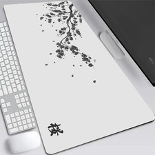 Mairuige Japanese Cherry Blossom XXL Gaming Mouse Pad Non-Slip Desk Mat picture