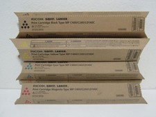 Ricoh MP C400 C240 Toner Set CMYK OEM Genuine New 841724 841727 841725 841726 picture