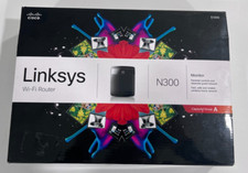Cisco Linksys E1200 n300 Mbps A 4-Port Wireless-N w/ 2.4GHz Band tested works picture