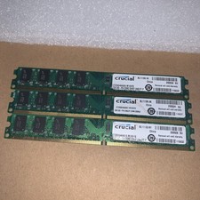 3x 2GB crucial 240-PIN UNBUFF DIMM 256Mx6 desktop memory picture