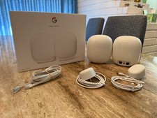 Google Nest Wifi Pro AXE5400 5.4Gbps Wireless Router - White, 2 Pack... picture