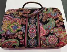 Nice Vera Bradley Hard Shell Quilted Lap Top Case Retired Pattern Symphony Hue picture