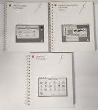 Vintage Apple Macintosh Software v6.0 Utilities HyperCard Book Lot (3 Total) picture