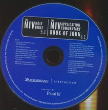 The NIV Holy Bible 5.1 + Application Commentary: Book Of John PC CD-ROM study picture