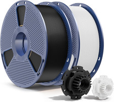 PETG Filament 1.75Mm,2Kg,Black+White picture