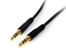 Startech MU6MMS 6ft 3.5mm Stereo Audio Cable M-M Black picture