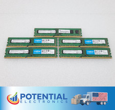 LOT OF 5 Micron MT16KTF1G64AZ-1G9 40GB (5x8GB) 2Rx8 PC3L-14900U Desktop Memory picture