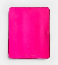 CÉLINE⚡️iPad 7/8/9 Hot pink calfskin leather case designer luxury tablet Celine picture