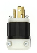 Leviton 4570-C 15 Amp, 250 Volt, NEMA L6-15P, 2P, 3W, Locking Plug, Industrial picture