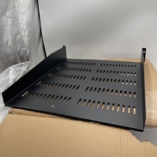 StarTech CABSHELF22V 2U 22in Vented Rack Mount Fixed Shelf Server Rack Cabinet picture