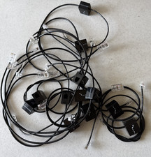 Lot of 12 Plantronics Telephone Interface Cable Connects for Telephone or Base picture
