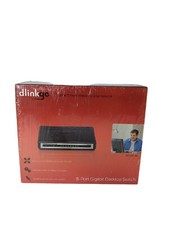 D-Link Dlinkgo 8 port Gigabit Ethernet Desktop Switch GO-SW-8G Easy Set Up picture