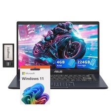 14 Inch Laptop, FHD Display, Pentium N6000, 4GB, 224GB Storage, Black picture