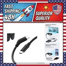 Hagibis USB-C Cable for AR Glasses 10Gbps 4K60Hz 240W Wedge Joint 3.3ft picture