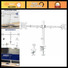 Dual Monitor Desk Mount for 21-32