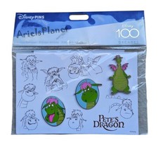 Disney Parks 100 Years Decades 1970 Pete’s Dragon Elliott Pin Set of 3 picture