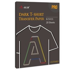 Lot A-SUB Iron on Heat Transfer Paper for Light/ Dark Fabric Inkjet 8.5x11 11x17 picture