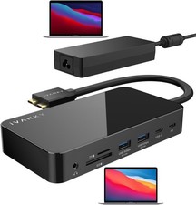 iVANKY FusionDock 1 MacBook Pro Docking Station with 150W Power Adapter - BLACK picture