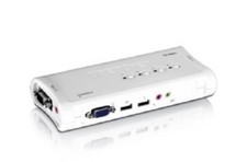 *NEW SEALED* TRENDnet TK-409K 4-Port USB KVM Switch with Audio Support White picture