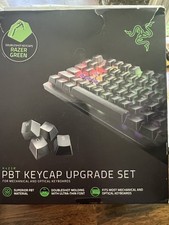 Razer PBT Keycap Set Green Doubleshot 120 Key set (**One of the keys is missing) picture