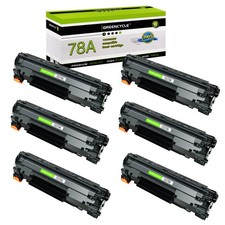 6 PK CE278A 78A Toner cartridge for HP LaserJet Pro P1606 M1536dnf P1606N Black picture
