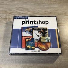 Broderbund THE PRINTSHOP DELUXE Version 20 Software Sealed NEW picture