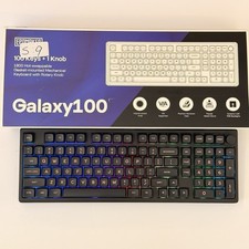 EPOMAKER Galaxy 100 QMK/VIA Wireless Gaming Keyboard, Aluminum Shell, Bluetooth picture