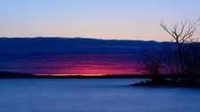 Landscape clouds sunset ice nature sky Custom Gaming Mat Desk picture
