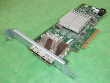 Dell 12DNW 012DNW PERC H200E SAS 6G DUAL PCI-E HBA Controller Card Full Height picture