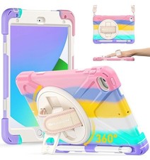 BRACEN Rugged Case for Apple iPad 9th Gen 360° Stand Hand/Shoulder Strap picture
