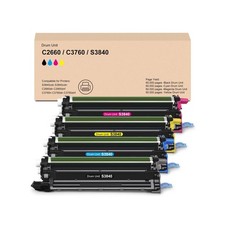 TWR5P 331-8434 Black Cyan Magenta Yellow Drum Unit Compatible with Dell S3840... picture
