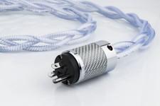 Audiophile HiFi Power Cable US/EU Silver Plate Plug OCC Schuko Mains Supply Cord picture