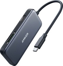 Anker USB-C Media Hub Adapter 5-in-1 4K HDMI SD Card Reader for MacBook/Tablets picture